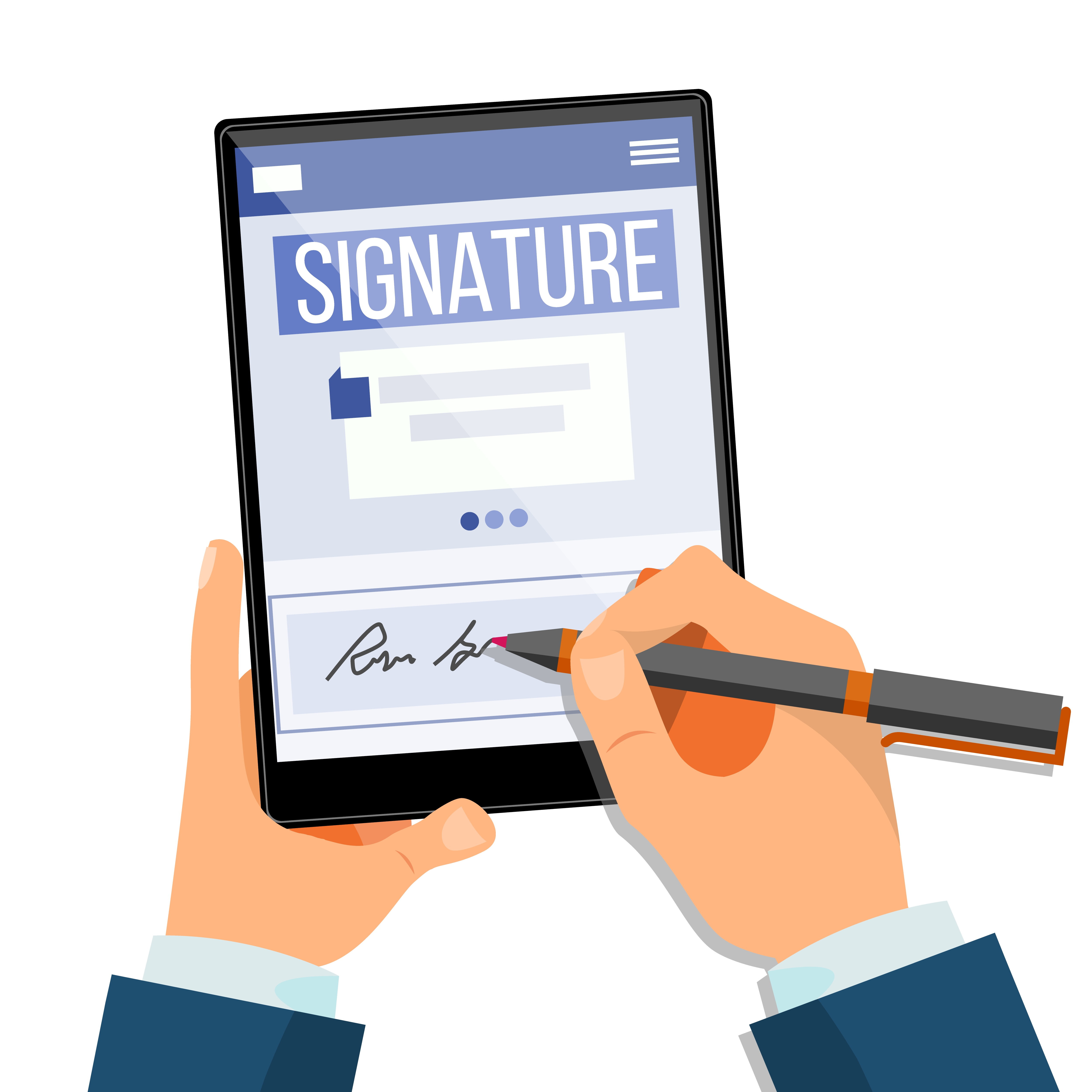 —Pngtree—electronic signature tablet vector electronic 5189906 VINA OFFICE