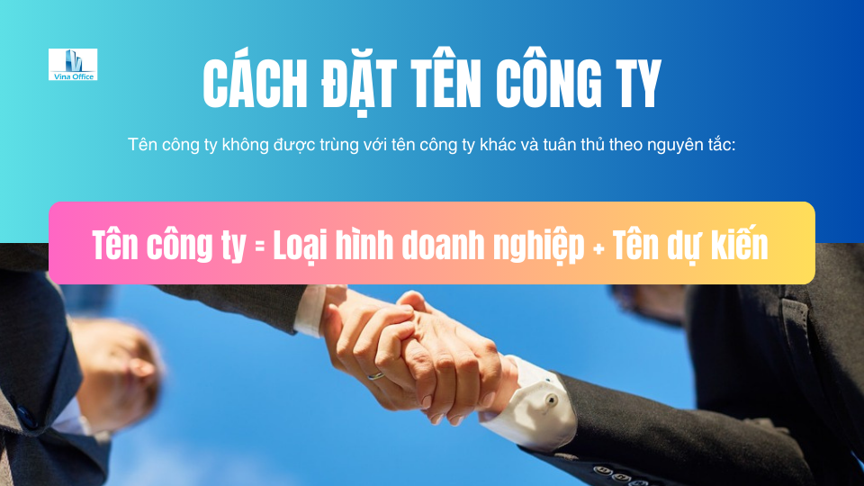 Việc đặt tên công ty